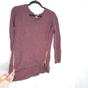 Bar III Purple Sweater Medium